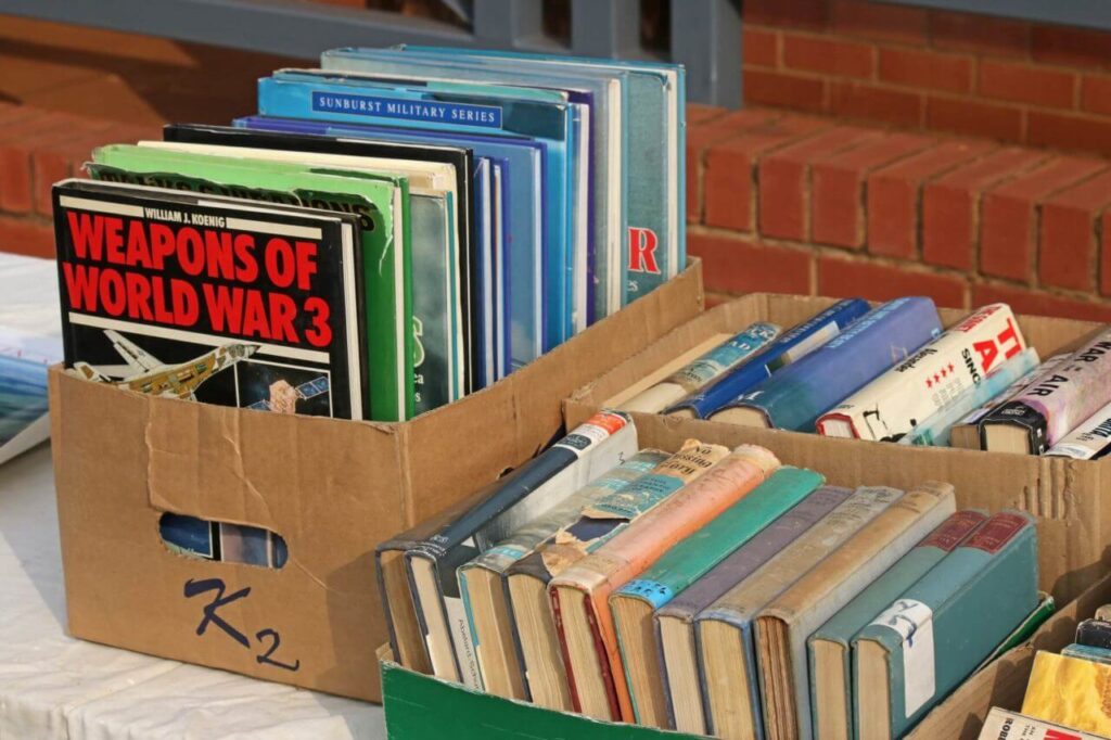 Old books can be sold to pay vet bills